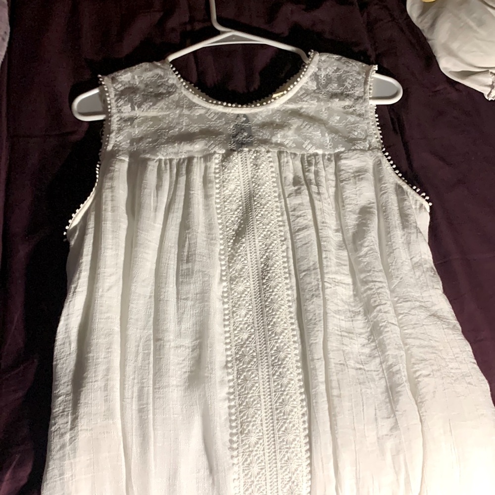 White Indigo rose gown